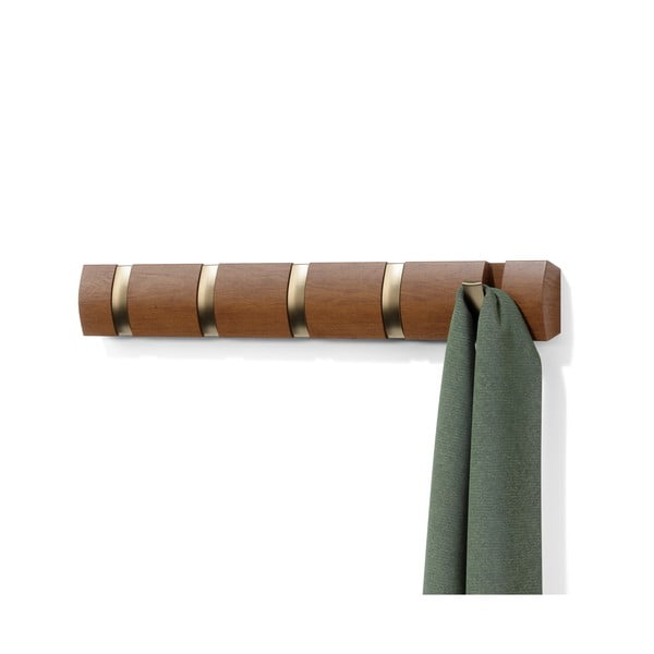 Brūns papeles masīvkoka sienas pakaramais Flip – Umbra-image-4