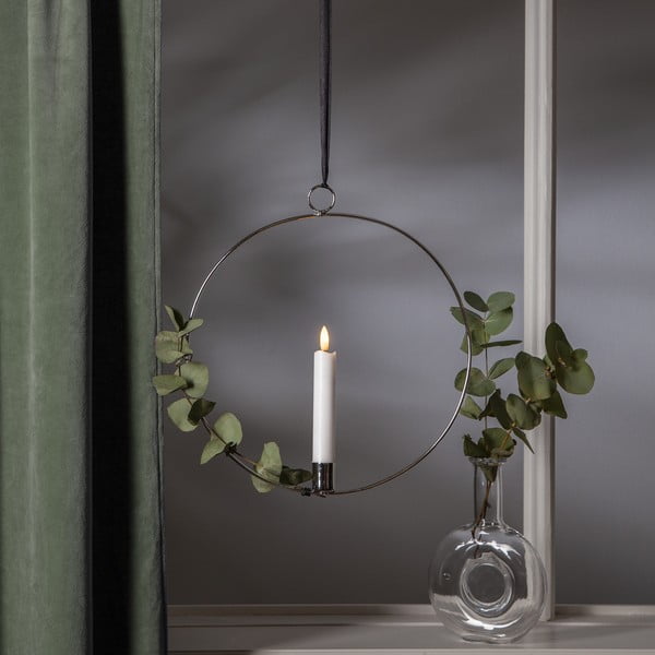 Sudraba krāsas gaismas dekors Flamme Ring – Star Trading-image-4