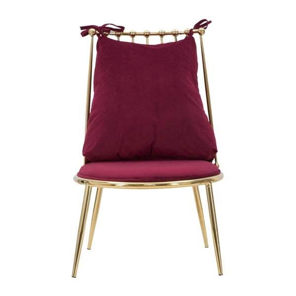 Mauro Ferretti Glam Backy sarkans krēsls
