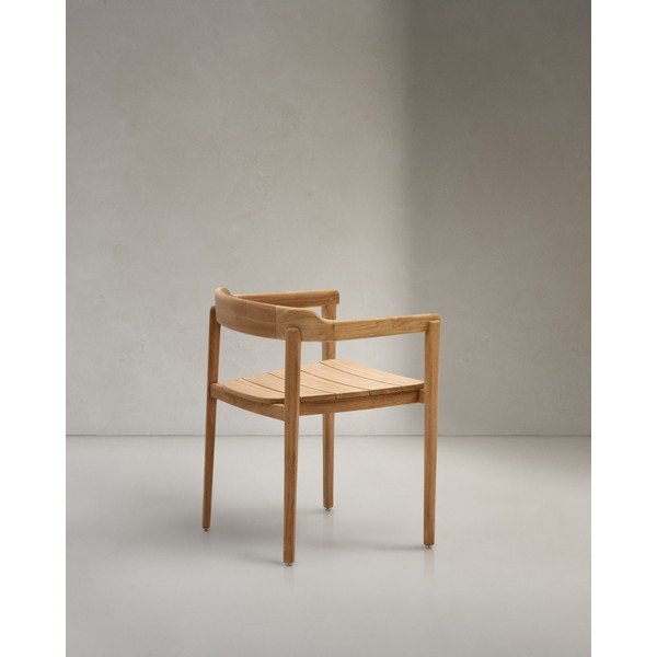 Dabīga toņa masīvkoka dārza krēsls Icaro – Kave Home-image-4