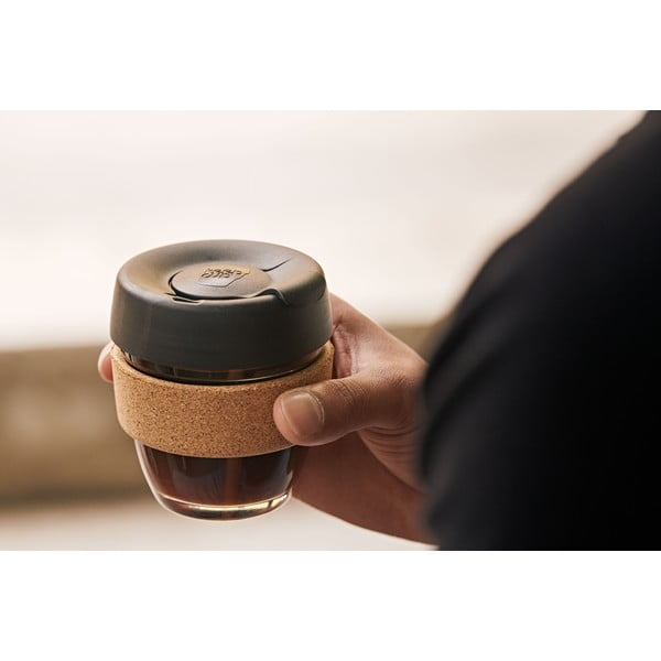 Melna/brūna ceļojumu krūze 227 ml Brew Cork Nitro S – KeepCup-image-1