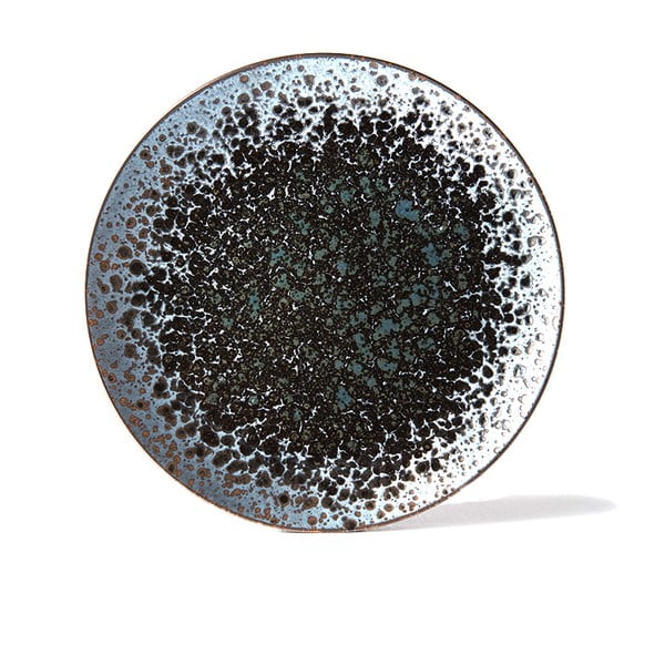 Melni pelēks keramikas šķīvis MIJ Pearl, ø 29 cm