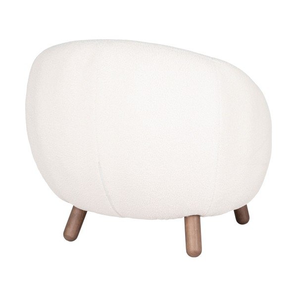 Krēmkrāsas atpūtas krēsls ar kāju balstu Savona – House Nordic-image-4