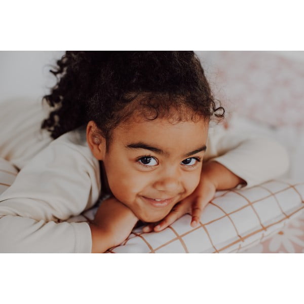 Bēšs bērnu gultiņas komplekts Camel Check – Malomi Kids-image-4