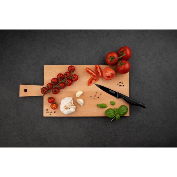 Melns nerūsējošā tērauda nazis ar robiņiem Nirosta Wave-image-1