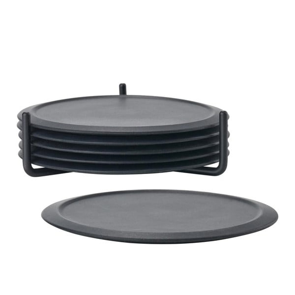 6 melnu krūžu paliktņu komplekts ar statīvu Zone Singles-image-2