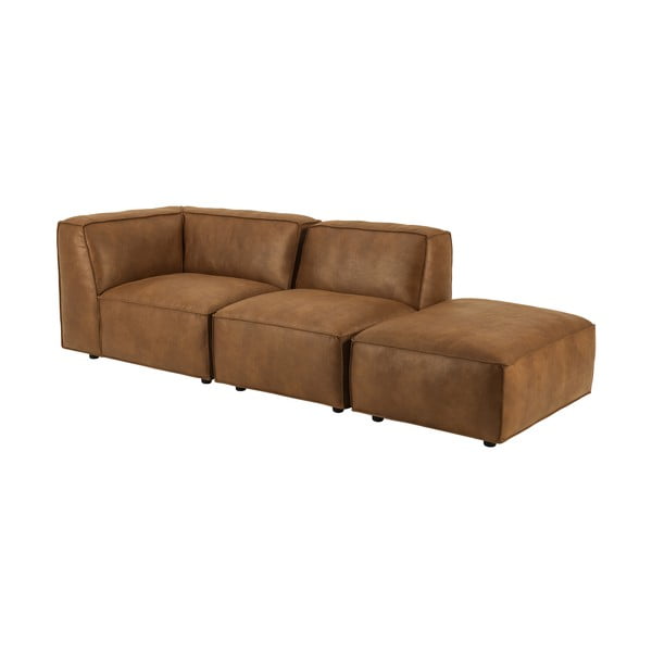 Konjakbrūns zvilnis no ādas imitācijas (ar kreiso stūri) Fairfield Kentucky – Bonami Selection-image-3