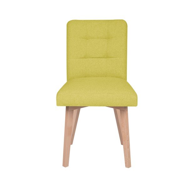 Dzeltens ēdamistabas krēsls Mazzini Sofas Tulip