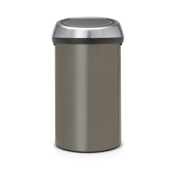 Pelēka ar pieskārienu atverama tērauda atkritumu tvertne 60 l Touch Bin – Brabantia-image-3