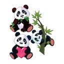 3 sienu uzlīmju komplekts Ambiance Panda