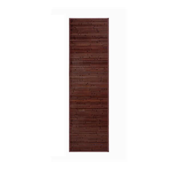 Tumši brūns bambusa paklājs 60x200 cm – Casa Selección