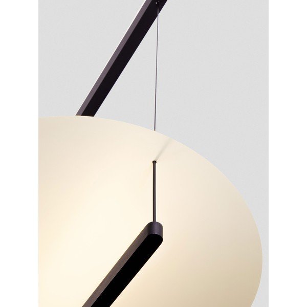 Balta/matēti melna alumīnija LED piekaramā lampa ar regulējamu spilgtumu ø 80 cm Diona – Nova Luce-image-2