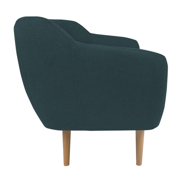 Tumši zils divvietīgs dīvāns ar gaišām kājām Mazzini Sofas Sicile-image-3