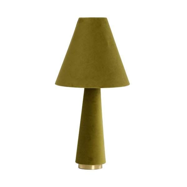 Zaļa galda lampa ar auduma abažūru (augstums 61 cm) Devia – Light & Living-image-2