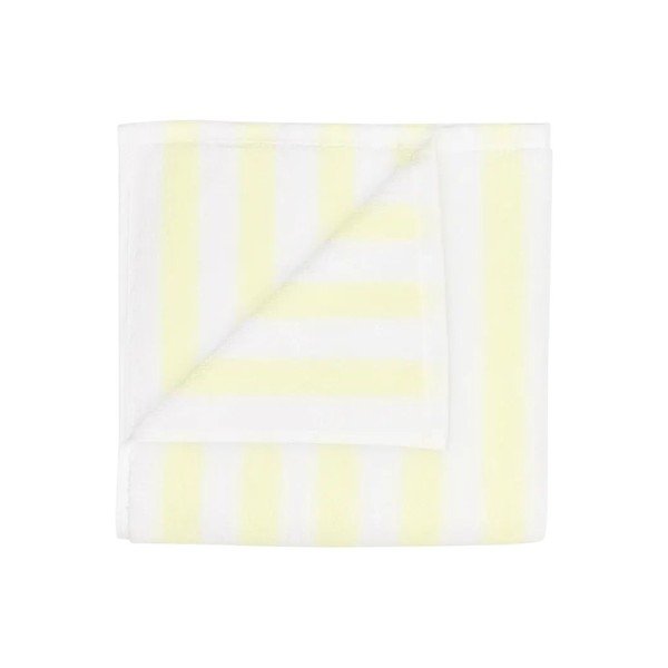 Gaiši dzelteni/balti frotē dvieļi (2 gab.) no organiskās kokvilnas  30x50 cm Arto – Blomus