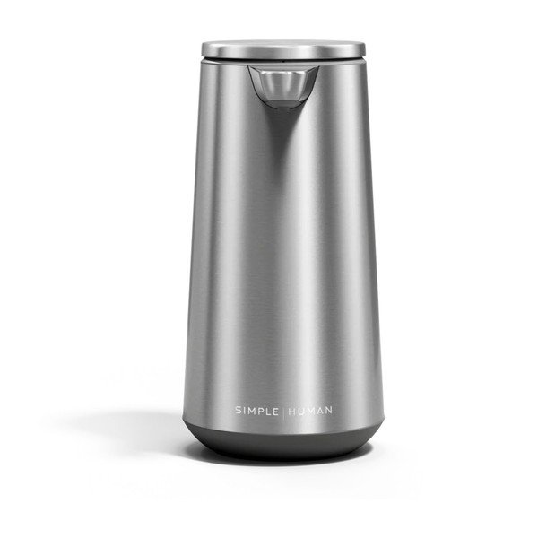 Matētas sudraba krāsas nerūsējošā tērauda automātisks ziepju dozators 296 ml – simplehuman-image-3