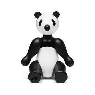 Dižskābarža masīvkoka statuete Kay Bojesen Denmark Pandabear