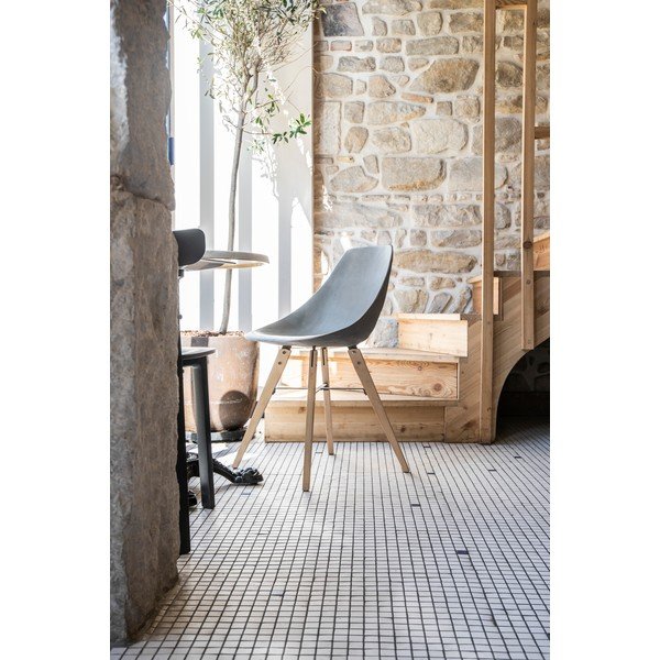 Ēdamistabas krēsls ar betona sēdekli Lyon Béton Hauteville-image-1