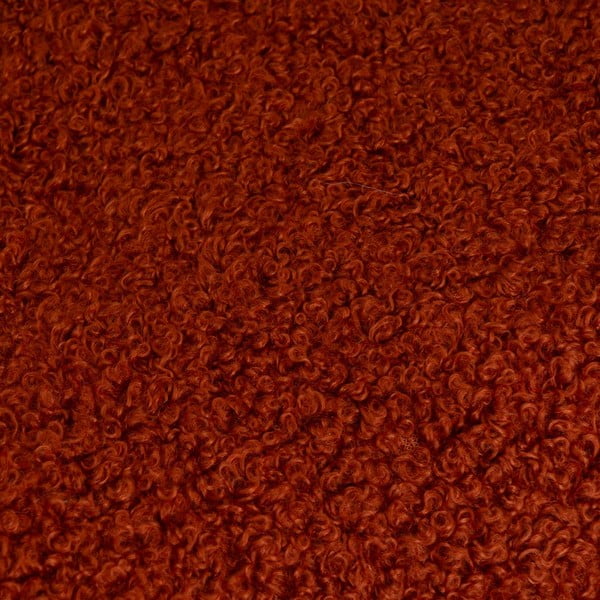 Ķieģeļu sarkans pleds no Sherpa flīsa 130x160 cm Sherpa Bouclé – Casa Selección-image-2