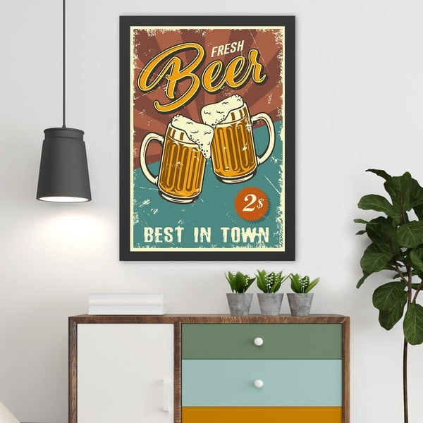 Glezna 40x55 cm Beer – Wallity-image-1