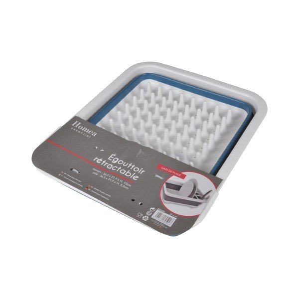 Zils plastmasas trauku žāvētājs – Homéa-image-1