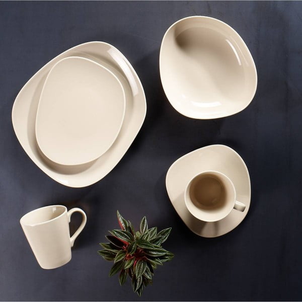 Krēmkrāsas porcelāna kafijas tasīte Villeroy & Boch Like Organic, 270 ml-image-1