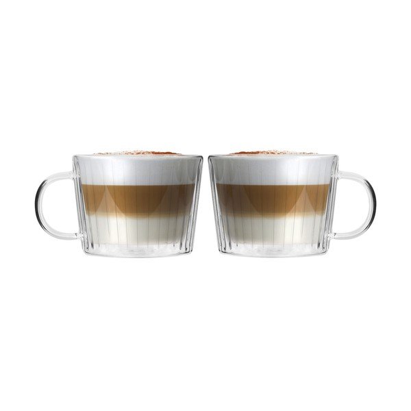 Kapučīno stikla tasītes (2 gab.) 250 ml Livio Duo – Vialli Design