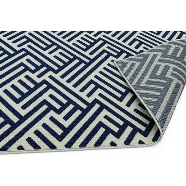 Zili balts paklājs Asiatic Carpets Linear, 80 x 150 cm-image-4