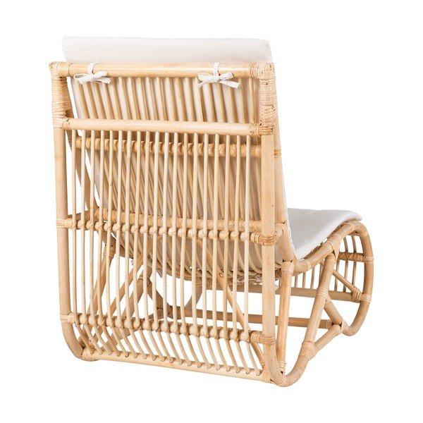 Balts rotangpalmas krēsls House Nordic Valencia-image-3