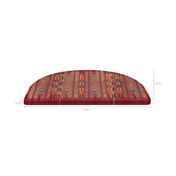 Sarkani kāpņu paklāji (16 gab.) 65x20 cm Anatolia – Vitaus-image-4