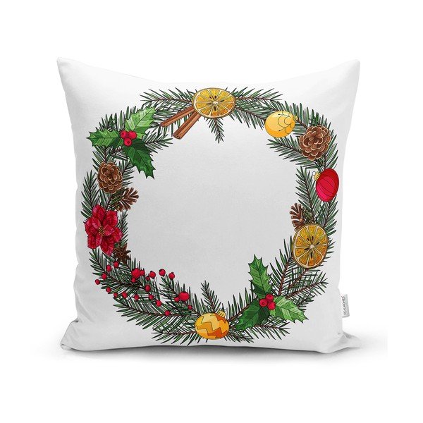 Spilvendrāna ar Ziemassvētku motīvu 43x43 cm – Mila Home