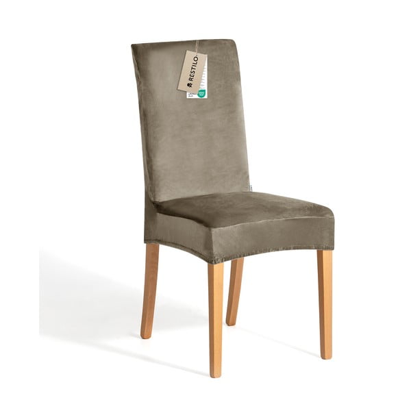 Pelēkbēšs uzvelkams pārvalks krēslam 48 cm Sento – Restilo-image-2