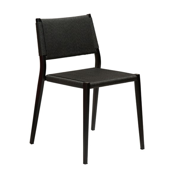Melns ēdamistabas krēsls DAN-FORM Denmark Loop