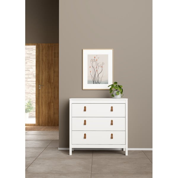 Balta zema kumode 82x80 cm Madrid – Tvilum-image-1