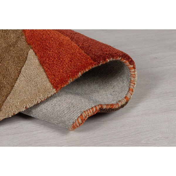 Oranžs paklājs Flair Rugs Splinter, ⌀ 135 cm-image-3