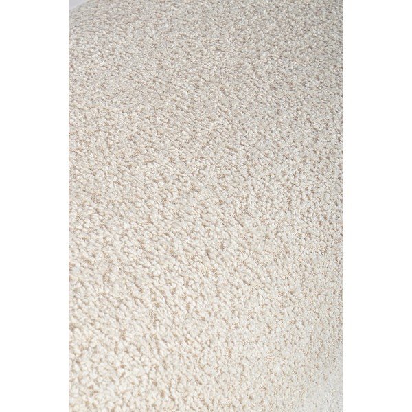 Krēmkrāsas polsterēts sols no buklē auduma Dayla – Bizzotto-image-3