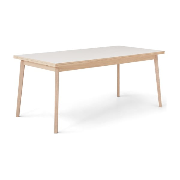 Izvelkamais ēdamgalds ar baltu virsmu Hammel Single, 180 x 90 cm-image-2