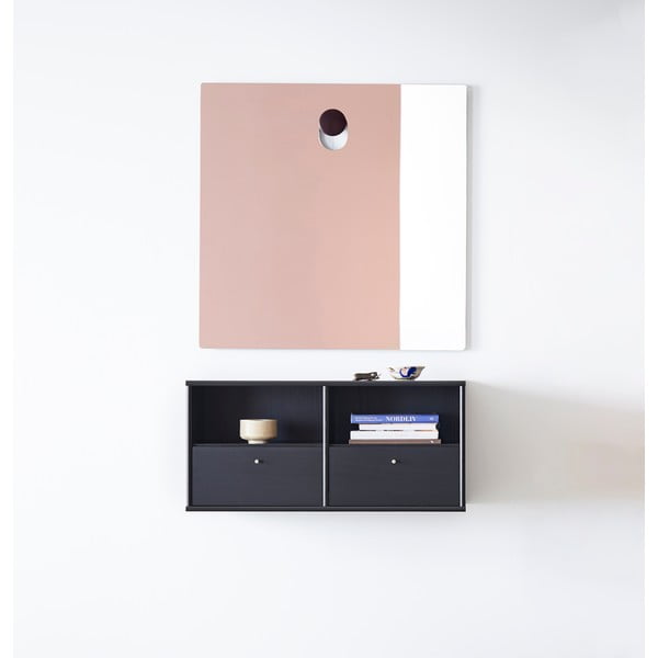 Melns priekšnama komplekts ar pelnu dekoru Mistral – Hammel Furniture-image-1