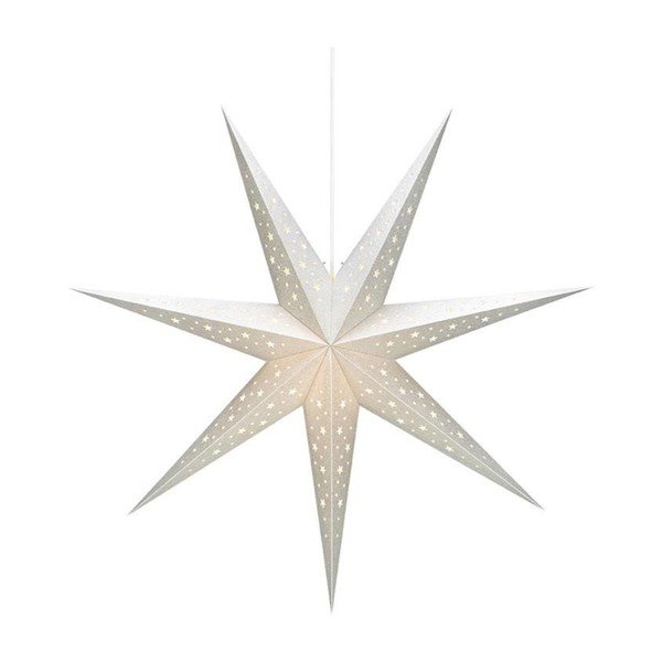 Sudraba krāsas gaismas dekors ar Ziemassvētku motīvu ø 75 cm Solvalla – Markslöjd