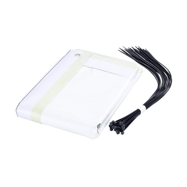 Dzeltens/zaļš plastmasas balkona aizslietnis 500x85 cm Butterfly – Maximex-image-3