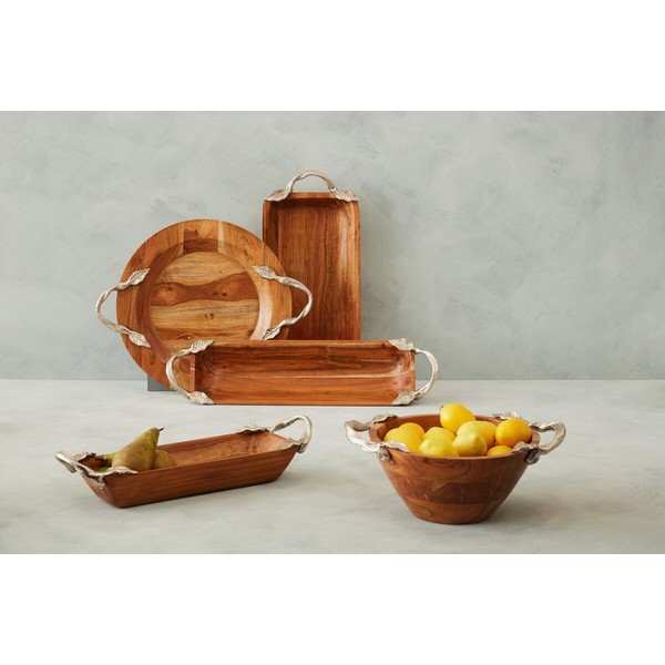 Koka paplāte 14x54 cm Vine – Premier Housewares-image-2