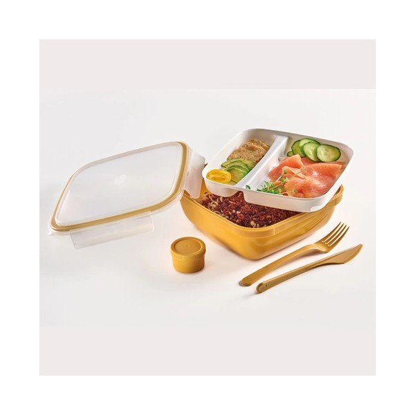 Pusdienu kārba ar galda piederumiem ar nodalījumiem Fresh – Snips-image-1