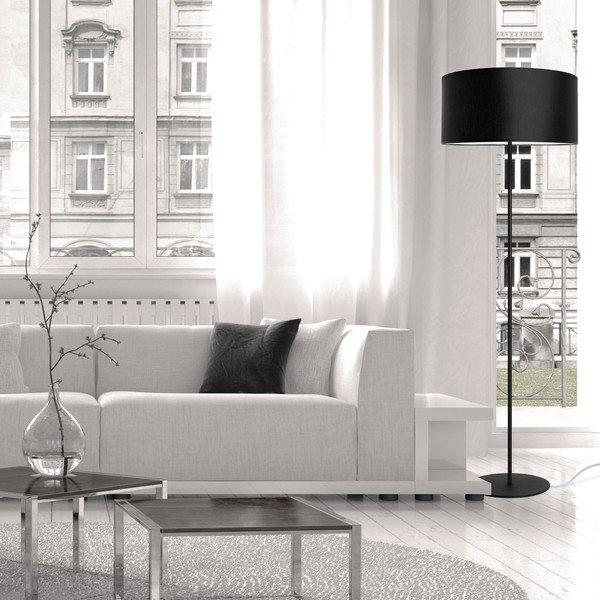 Melna stāvlampa Sotto Luce MIKA Xl 1F-image-2