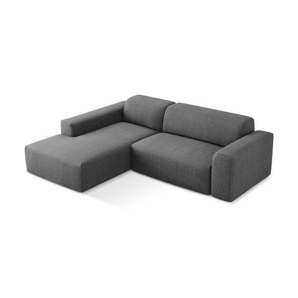 Pelēks stūra dīvāns (ar kreiso stūri/ar zvilni) Keli – Makamii-image-3