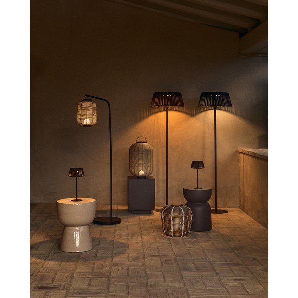 LED galda/pārvietojams āra gaismeklis ar saules baterijām (augstums 30 cm) Aldet – Kave Home-image-2