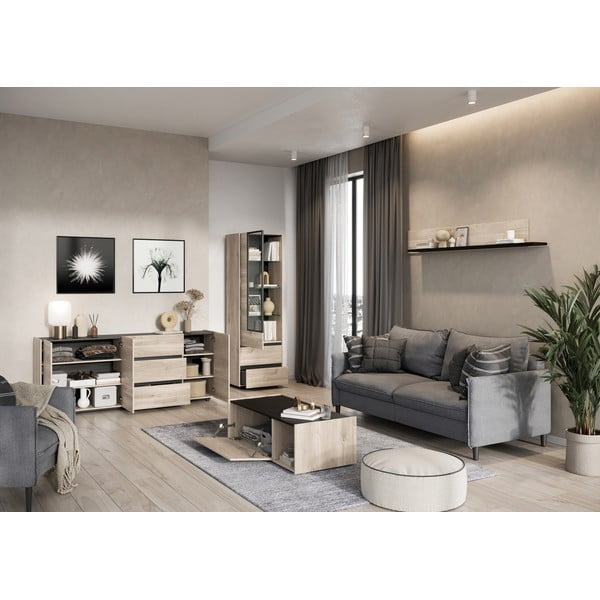 Žurnālgaldiņš ar ozolkoka imitāciju Cantoria – Germania-image-1