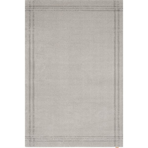 Krēmkrāsas vilnas paklājs 160x240 cm Calisia M Grid Rim – Agnella