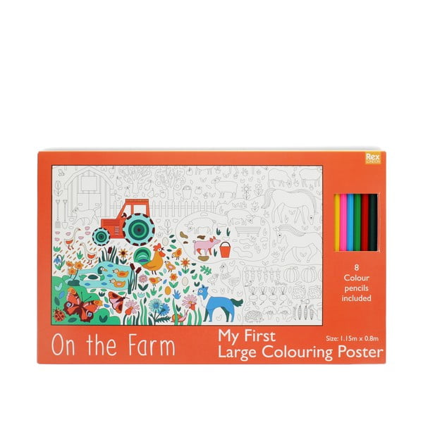 Krāsojamā grāmata On the Farm – Rex London