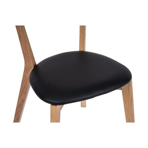 Ozolkoka ēdamistabas krēsls ar melnu sēdekli Arch – Bonami Selection-image-3