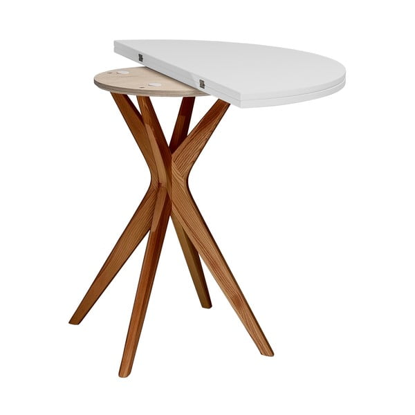 Apaļš izvelkams ēdamgalds 45x90 cm Jubi – Ragaba-image-3